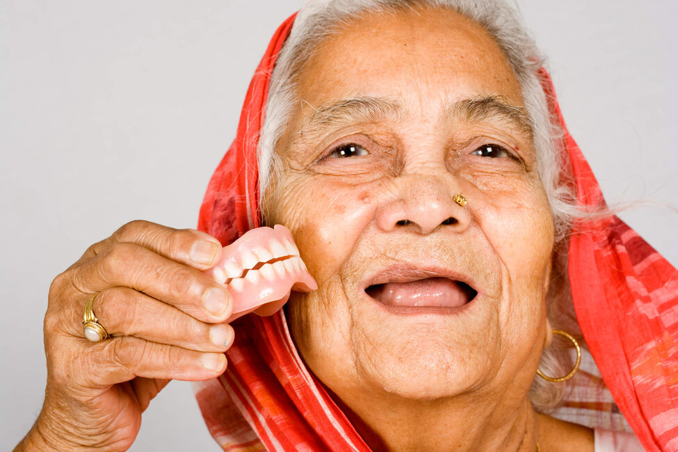 Tooth Stories Denture for old lady